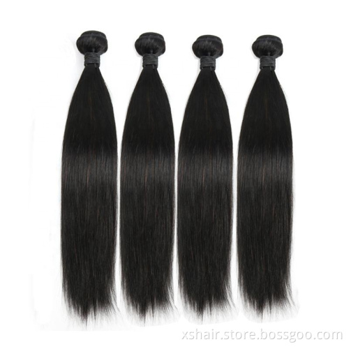 Top selling virgin cuticle aligned hair 100% human hair bundles straight virgin hair weaves for black woman